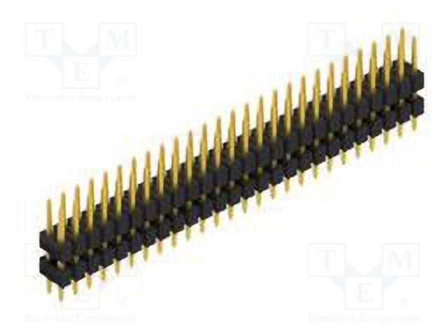 Connector: pin strips; pin header; male; PIN: 52; 2.54mm; THT; 2x26
