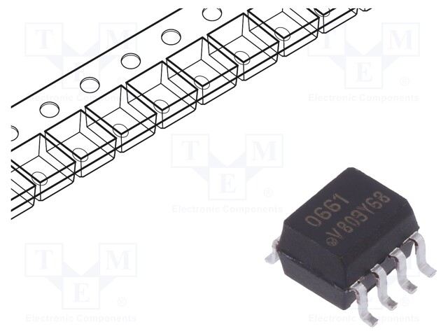 Optocoupler; SMD; Channels: 2; Out: logic; 6kV; 10Mbps; SO8