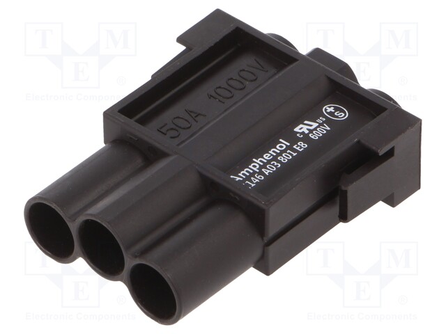 Connector: HDC; module; male; C146,heavy|mate M; PIN: 3; 1kV