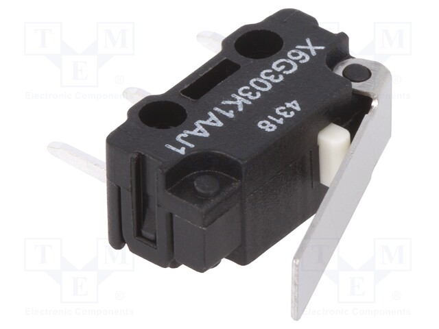 Microswitch SNAP ACTION; with lever; SPDT; 3A/250VAC; ON-(ON)