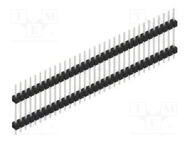 Connector: pin strips; pin header; male; PIN: 33; 2.54mm; THT; 1x33