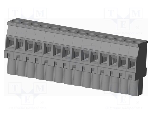 Connector: pluggable terminal block; plug; female; angled 90°