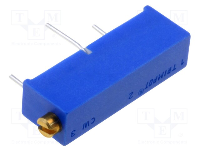 Potentiometer: mounting; multiturn; 50kΩ; 750mW; ±10%; linear