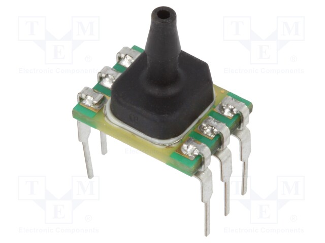 Sensor: pressure; Range: 0÷150psi; gage; Output conf: SPI; Case: DIP