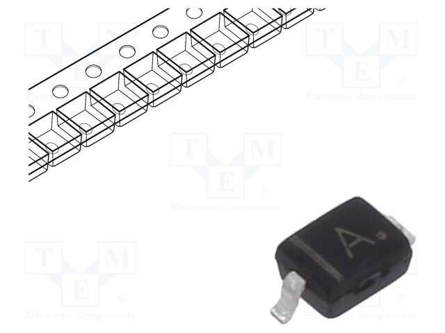 Diode: switching; SMD; 90V; 150mA; 4ns; Package: reel,tape; SOD123