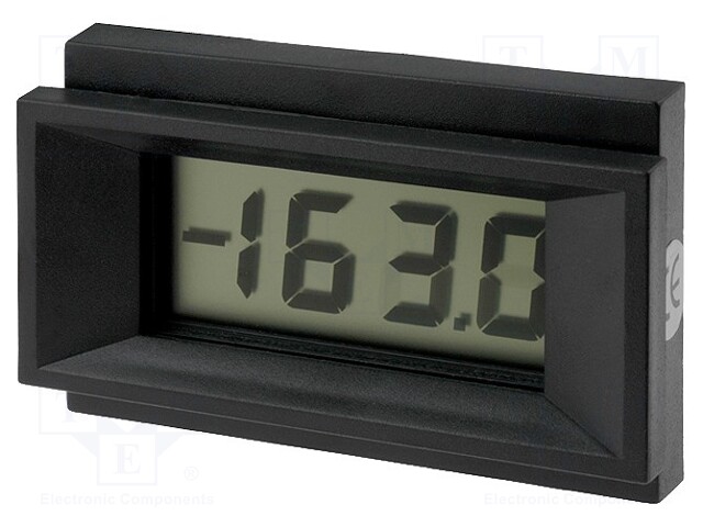 Panel; LCD 3,5 digit 13mm; VDC: 0÷200mV; Int.resist: 100MΩ