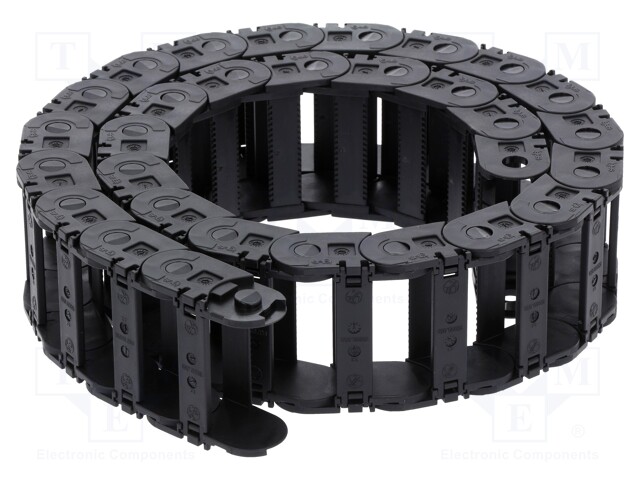 Cable chain; Series: 1500; Bend.rad: 125mm; L: 999mm