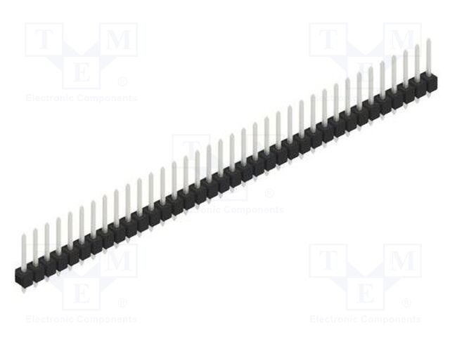 Connector: pin strips; pin header; male; PIN: 36; 2.54mm; THT; 1x36