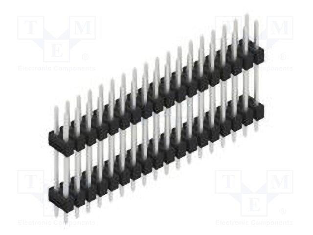 Connector: pin strips; pin header; male; PIN: 36; 2.54mm; THT; 2x18