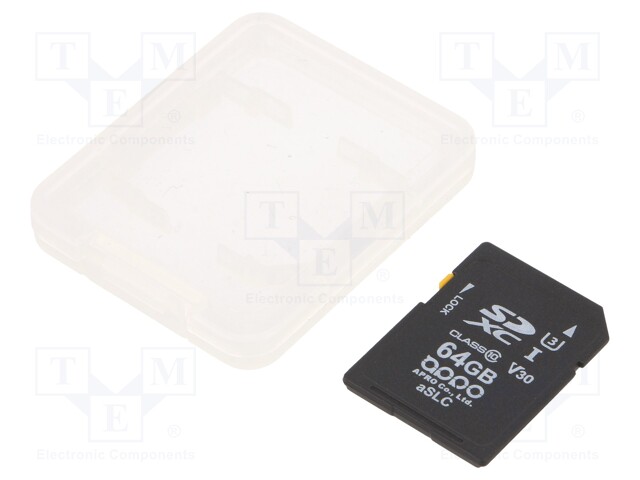 Memory card; industrial; 3D aSLC,SDXC; 64GB; -25÷85°C; PHANES-T