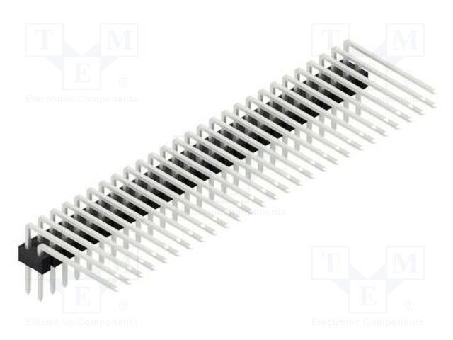 Connector: pin strips; pin header; male; PIN: 54; 2.54mm; THT; 2x27