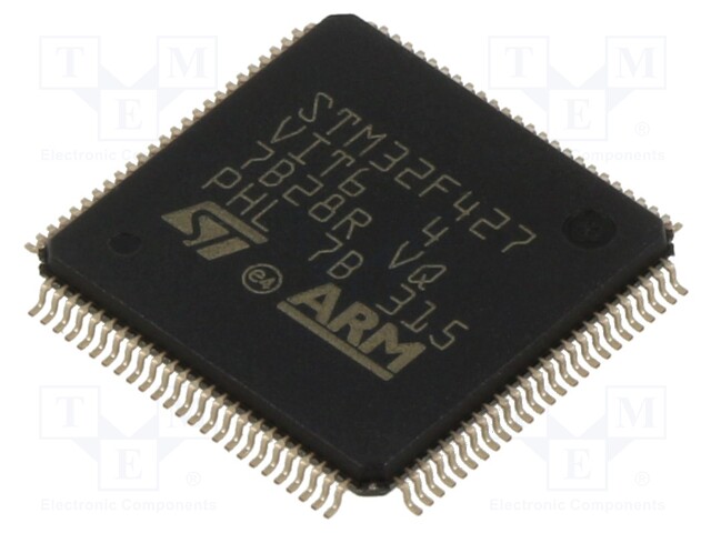 ARM microcontroller; Flash: 2MB; 180MHz; SRAM: 256kB; LQFP100