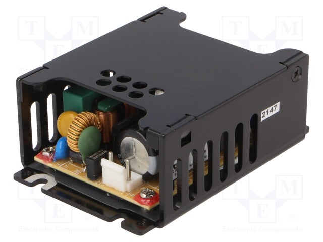 Power supply: switched-mode; 50W; 120÷370VDC; 90÷264VAC; 12VDC