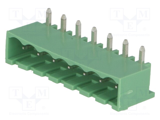 Pluggable terminal block; Contacts ph: 5mm; ways: 7; angled 90°