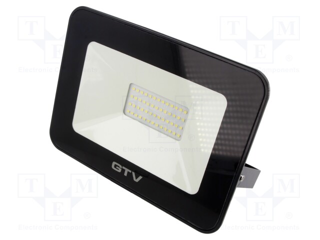 Lamp: LED flood light; 230VAC; 30W; 6400K; CRImin: 80; 2400lm