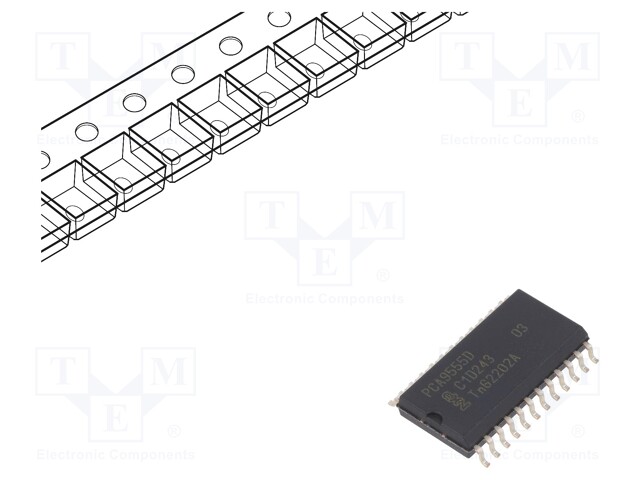 IC: interface; I/O expander; 2.3÷5.5VDC; I2C,SMBus; SMD; SO24