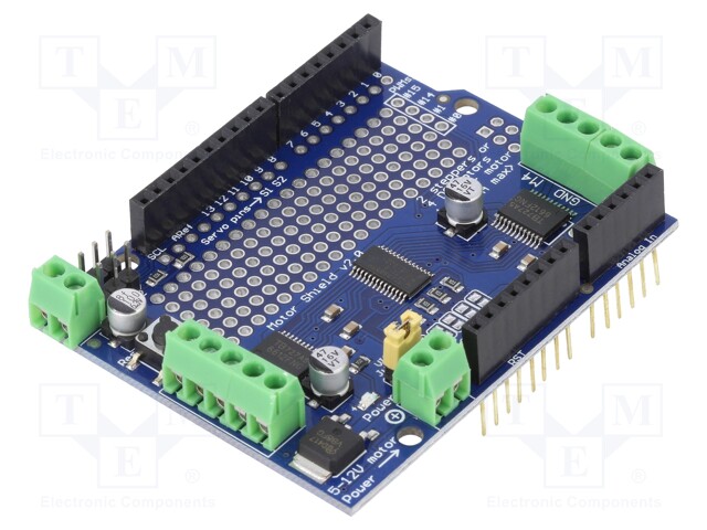 Stepper motor controller; TB6612FNG; I2C; 1.2A; Uin log: 5V