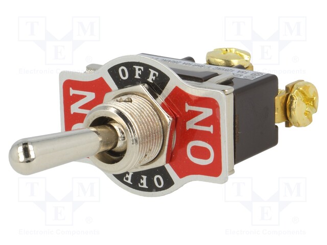 Switch: toggle; Pos: 3; SP3T; ON-OFF-ON; 10A/250VAC; -25÷70°C