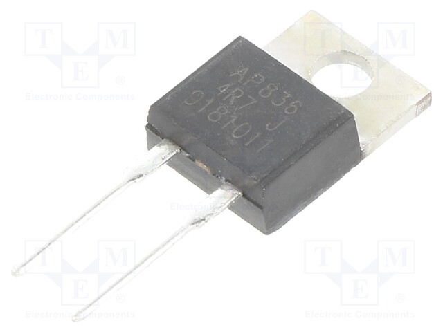 Resistor: thick film; THT; TO220; 4.7Ω; 35W; ±5%; -65÷150°C