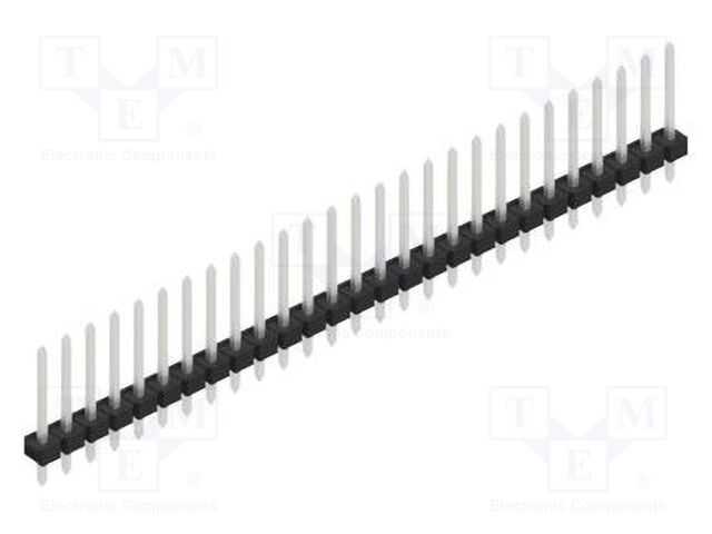 Connector: pin strips; pin header; male; PIN: 27; 2.54mm; THT; 1x27