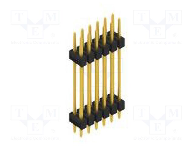 Connector: pin strips; pin header; male; PIN: 12; 2.54mm; THT; 2x6