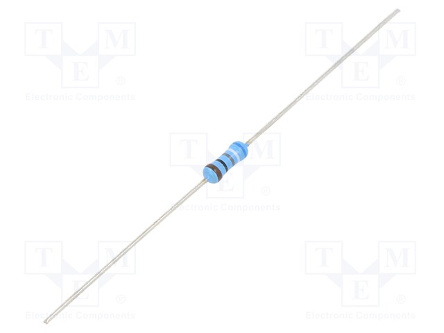 Resistor: thin film; THT; 698Ω; 600mW; ±5%; Ø2.5x6.5mm; 50ppm/°C