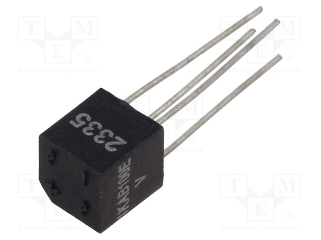 Bridge rectifier: single-phase; Urmax: 1kV; If: 1.2A; Ifsm: 52A