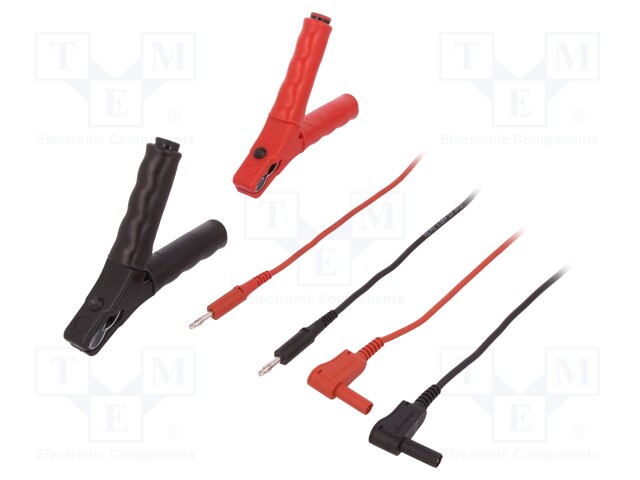 Kit; Kit: 2x test lead,2x crocodile clips