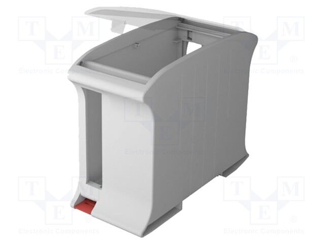 Enclosure: for DIN rail mounting; ABS