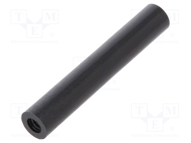 Spacer sleeve; cylindrical; polyamide; M2,5; L: 30mm; Øout: 5mm