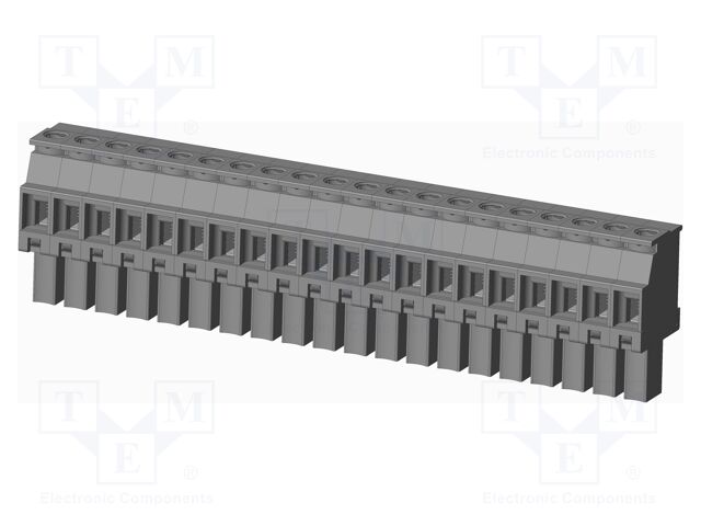 Connector: pluggable terminal block; plug; female; angled 90°