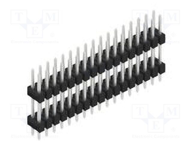 Connector: pin strips; pin header; male; PIN: 34; 2.54mm; THT; 2x17