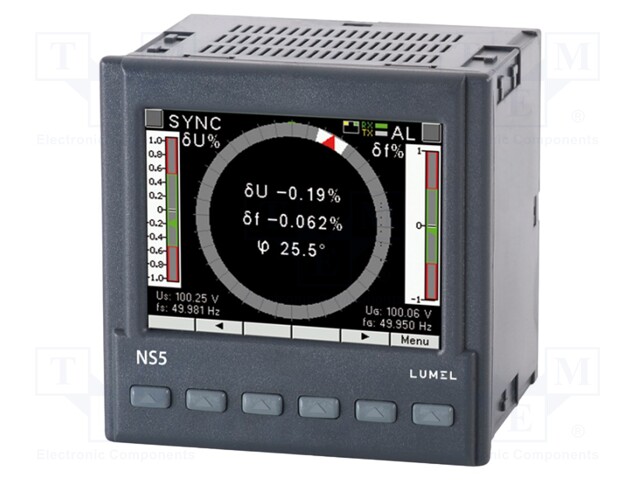 Meter; on panel; digital; TFT 3,5"; 96x96x77mm; Interface: RS485