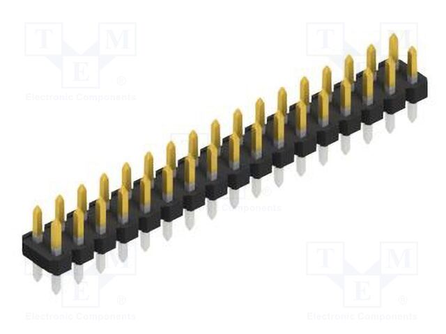 Connector: pin strips; pin header; male; PIN: 34; 2.54mm; THT; 2x17