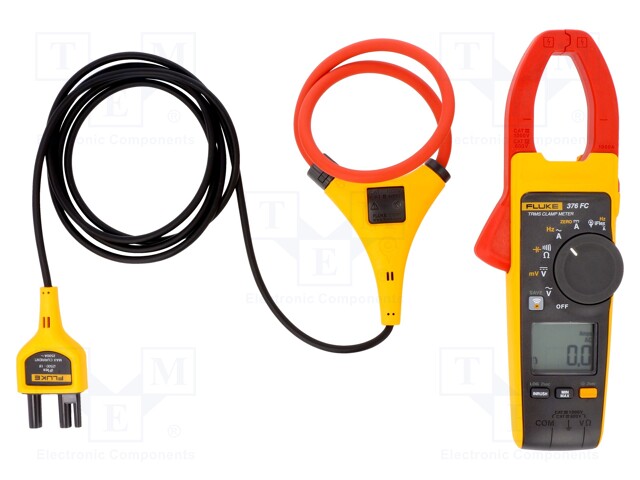 AC/DC digital clamp meter; Øcable: 34mm; LCD,with a backlit