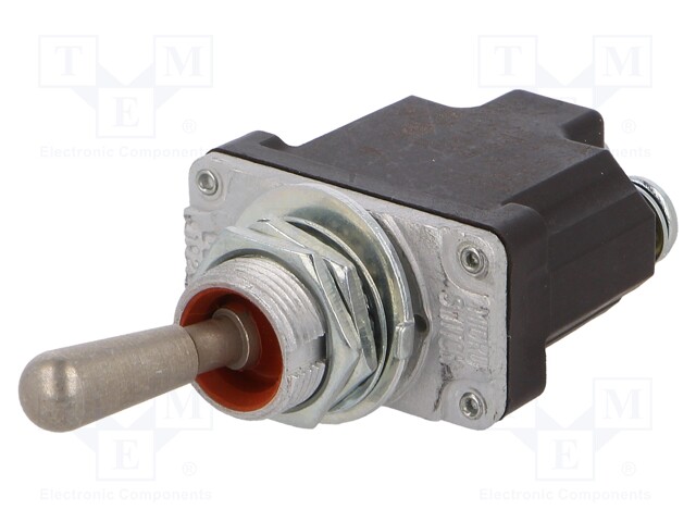 Switch: toggle; Pos: 3; SP3T; (ON)-OFF-ON; 6A/230VAC; 15A/28VDC