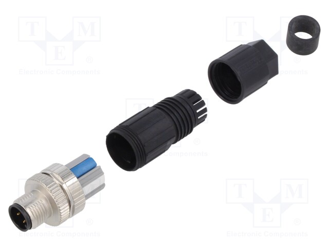 Plug; M12; PIN: 4; male; A code-DeviceNet / CANopen; for cable