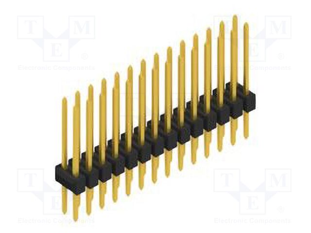 Connector: pin strips; pin header; male; PIN: 28; 2.54mm; THT; 2x14