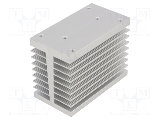 Heatsink: extruded; H; grey; L: 90mm; W: 50mm; H: 69mm; aluminium