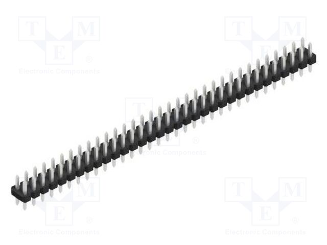 Connector: pin strips; pin header; male; PIN: 66; 2.54mm; THT; 2x33