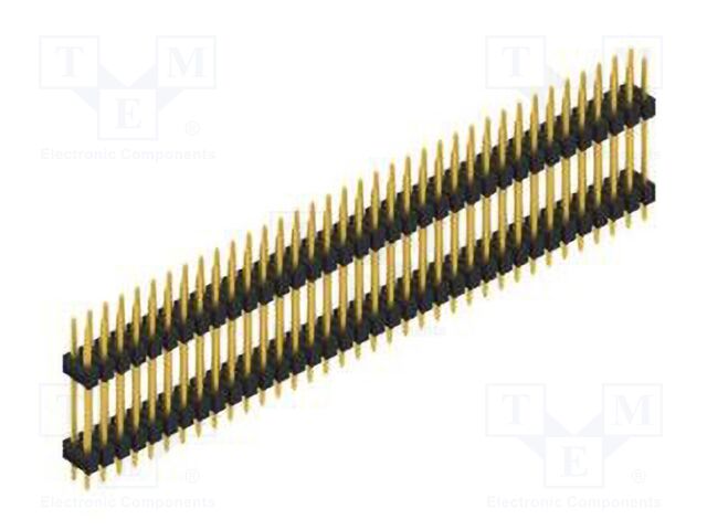 Connector: pin strips; pin header; male; PIN: 72; 2.54mm; THT; 2x36