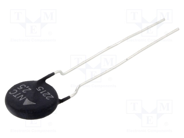 Thermistor, ICL NTC, 2.5 ohm, -20% to +20%, Radial Leaded, B57236S0 Series