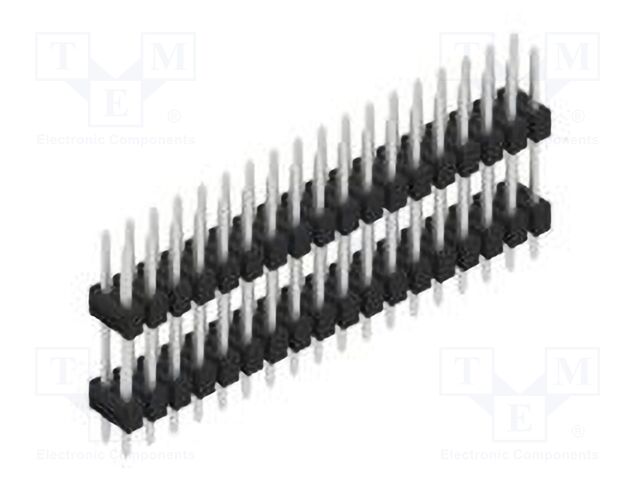 Connector: pin strips; pin header; male; PIN: 36; 2.54mm; THT; 2x18