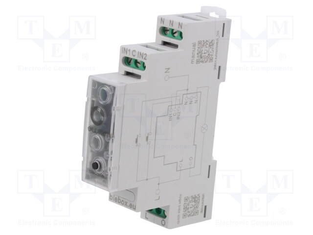 Wireless cutout power switch; for DIN rail mounting; 230VAC