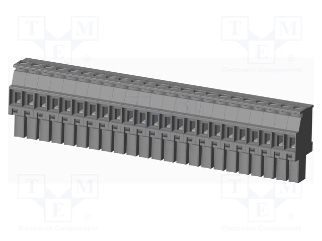 Connector: pluggable terminal block; plug; female; angled 90°