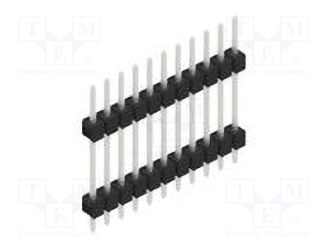 Connector: pin strips; pin header; male; PIN: 11; 2.54mm; THT; 1x11