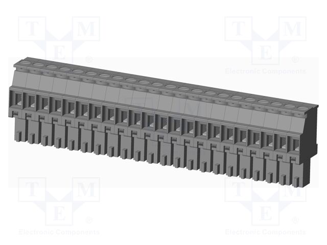 Connector: pluggable terminal block; plug; female; angled 90°