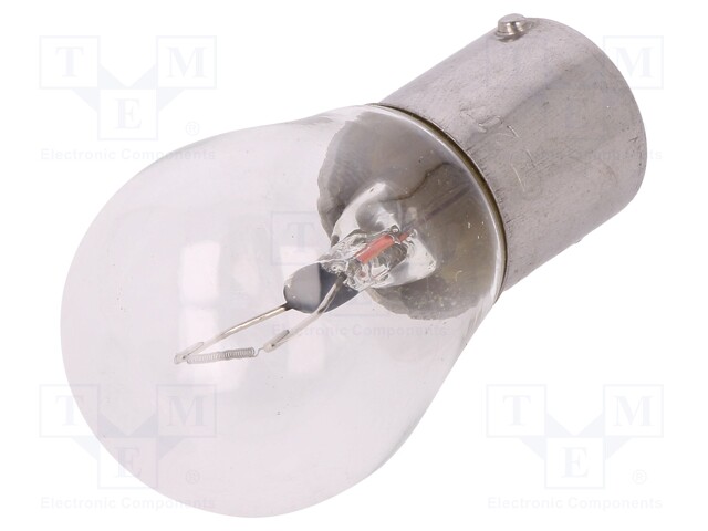 Filament lamp: automotive; BA15S; 12V; 21W; LLB