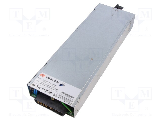 Power supply: switched-mode; for building in; 3192W; 24VDC; 133A