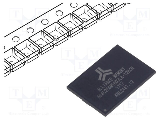 DRAM memory; DDR3,SDRAM; 256Mx16bit; 1.35V; 800MHz; FBGA96; 0÷70°C